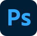 Adobe Photoshop logo representing photo editing and digital graphics skills