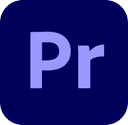 Adobe Premiere Pro logo representing video editing and content creation skills