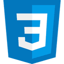 CSS logo representing responsive web design skills