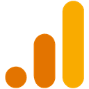 Google Analytics logo showing web traffic and performance tracking skills