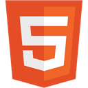 HTML logo representing front-end web development skills